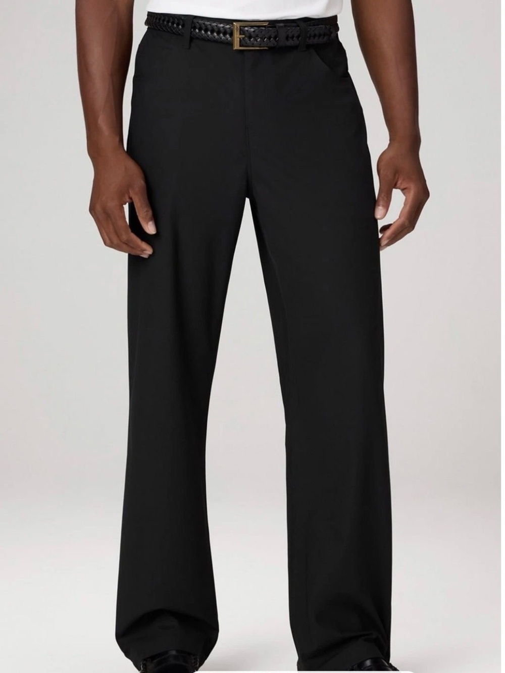 New Fabletics The Don 5 Pocket Pants Black Baggy Fit